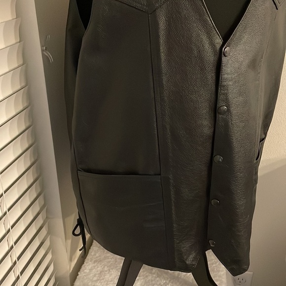 Mb Classic Genuine Leather Vest Size XXL - Picture 6 of 16